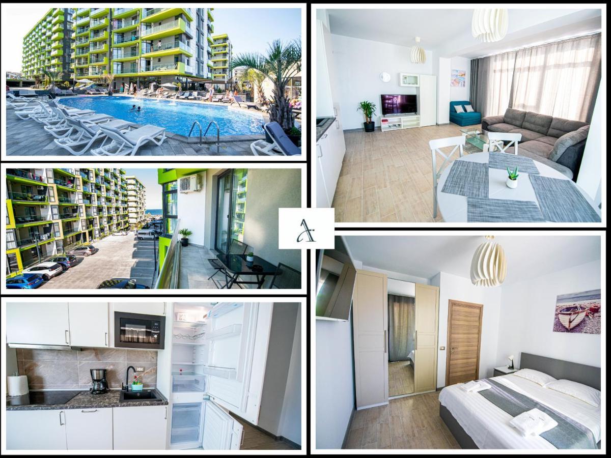 Apartment Katrina - Alezzi Beach - Sea View Navodari Bagian luar foto